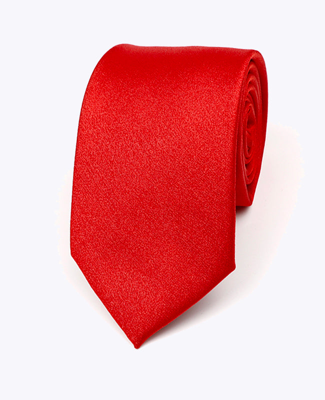 Gravata com Lantejoulas Vermelho n°1 Homem em Poliéster | Armand - Unipap's