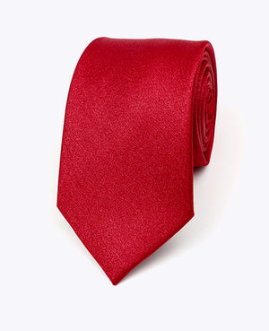 Gravata com Lantejoulas Vermelho n°2 Homem em Poliéster | Armand - Unipap's