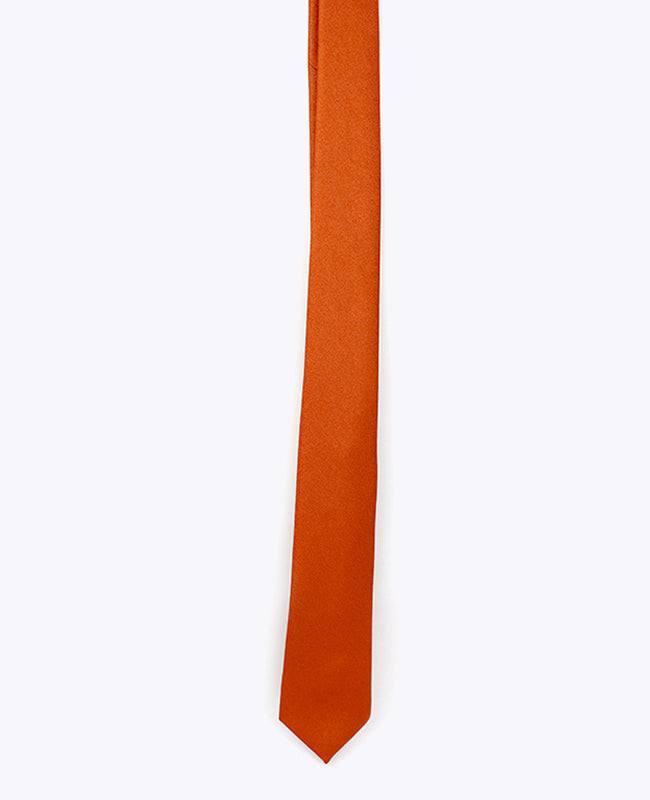 Gravata com Lantejoulas Terracotta n°1 Homem em Poliéster | Armand - Unipap's