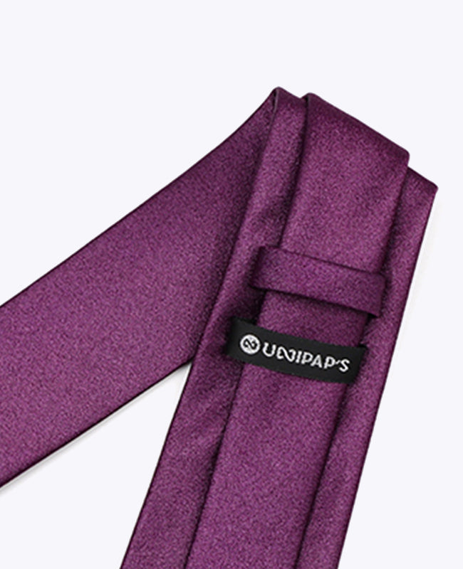 Gravata com Lantejoulas Violeta n°1 Homem em Poliéster | Armand - Unipap's