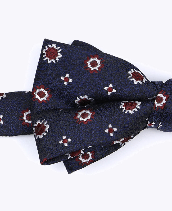 Noeud Papillon Bleu n°1 à Motifs Homme en Polyester «Edmond»