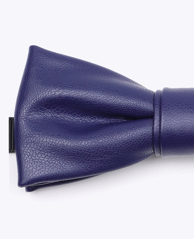 Noeud Papillon Bleu n°2 Homme en Cuir «Achille»