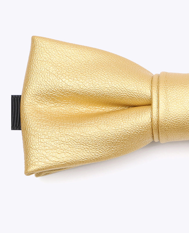 Laço Dourado Homem em Couro «Achille»