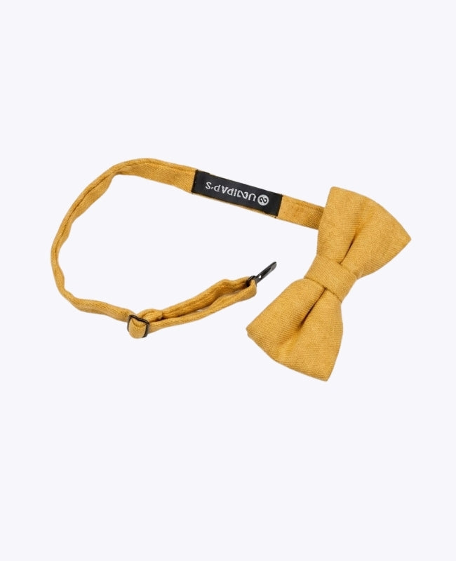 Laço Amarelo n°1 Criança Efeito Veludo «Simon»