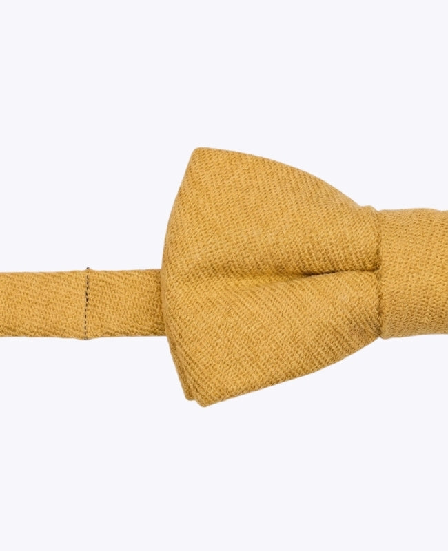 Laço Amarelo n°1 Criança Efeito Veludo «Simon»