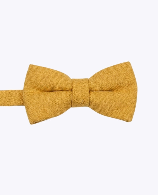 Laço Amarelo n°1 Criança Efeito Veludo «Simon»