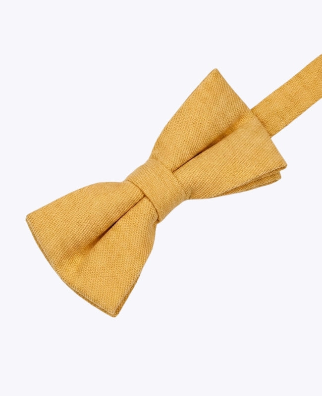 Laço Amarelo n°1 Homem em Efeito Veludo «Simon»