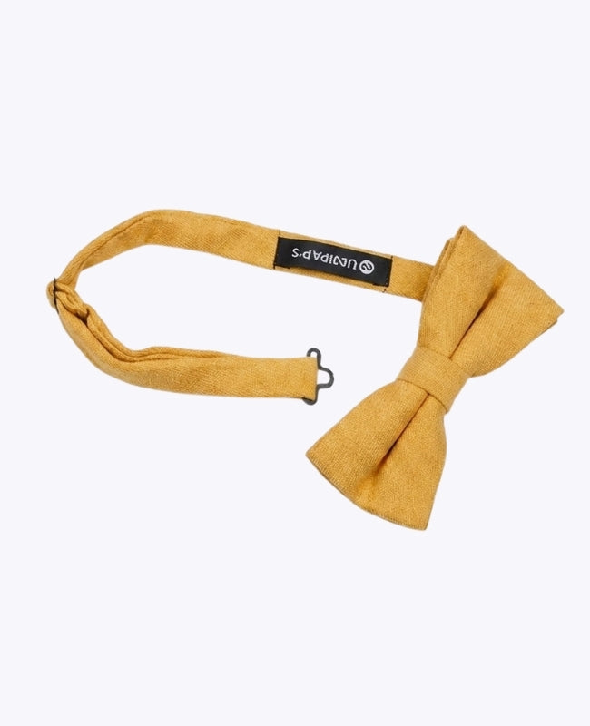 Laço Amarelo n°1 Homem em Efeito Veludo «Simon»