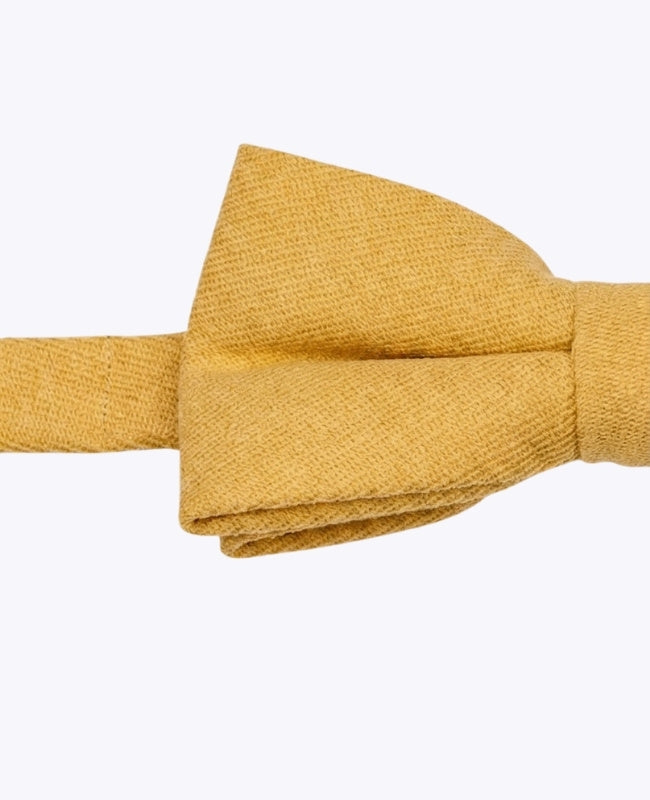 Laço Amarelo n°1 Homem em Efeito Veludo «Simon»