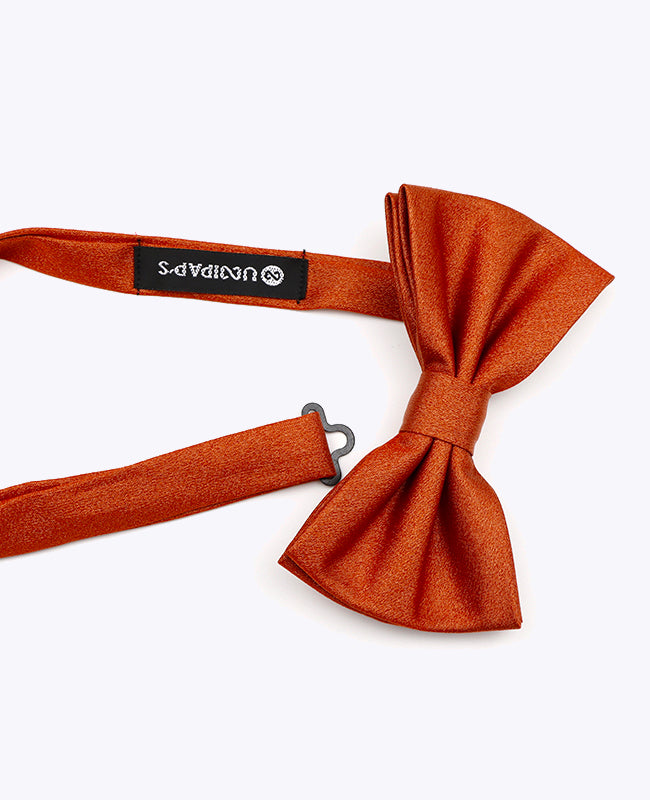 Noeud Papillon à Paillette Terracotta n°1 Homme en Polyester | Armand - Unipap's