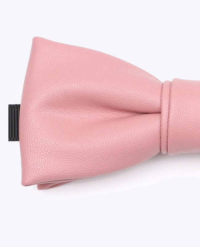 Laço Rosa Pó Homem em Pele «Achille»