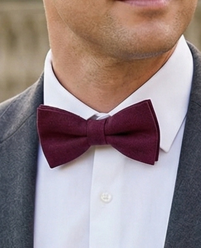 Laço Vermelho n°1 Homem em Linho «Basile»