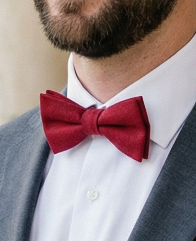 Laço Vermelho n°2 Homem em Linho «Basile»
