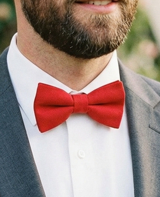 Laço Vermelho n°3 Homem em Linho «Basile»