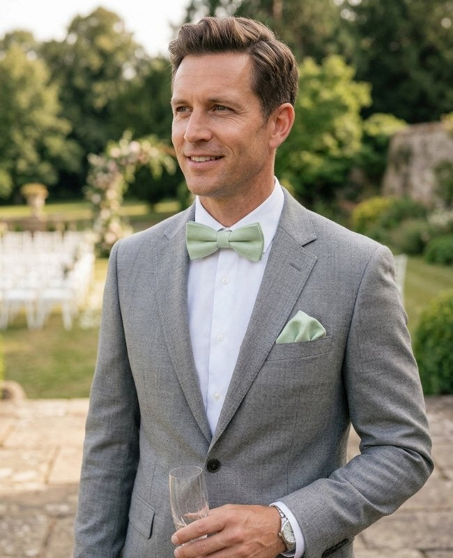 Laço Verde n°1 Homem em Algodão «Edgard»