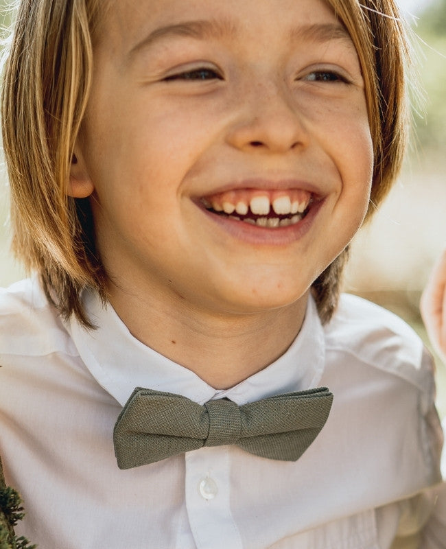 Laço Verde n°2 Criança em Algodão «Edgard»