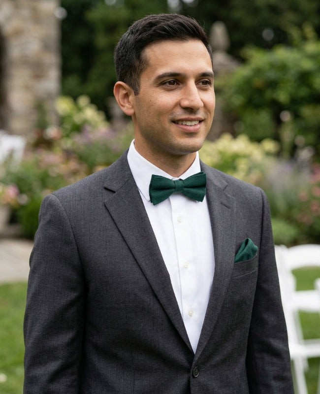 Laço Verde n°4 Homem em Algodão «Edgard»