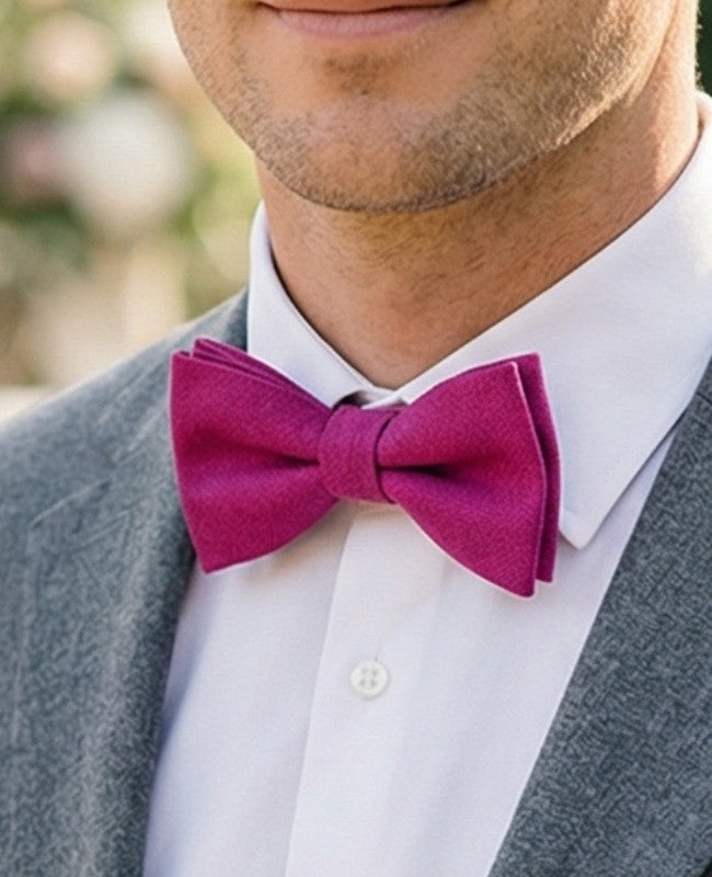 Laço Violeta n°1 Homem em Linho «Basile»