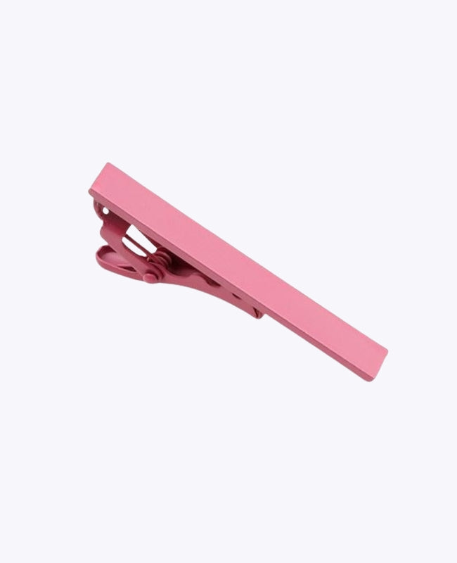 Prendedor de Gravata Rosa em Metal