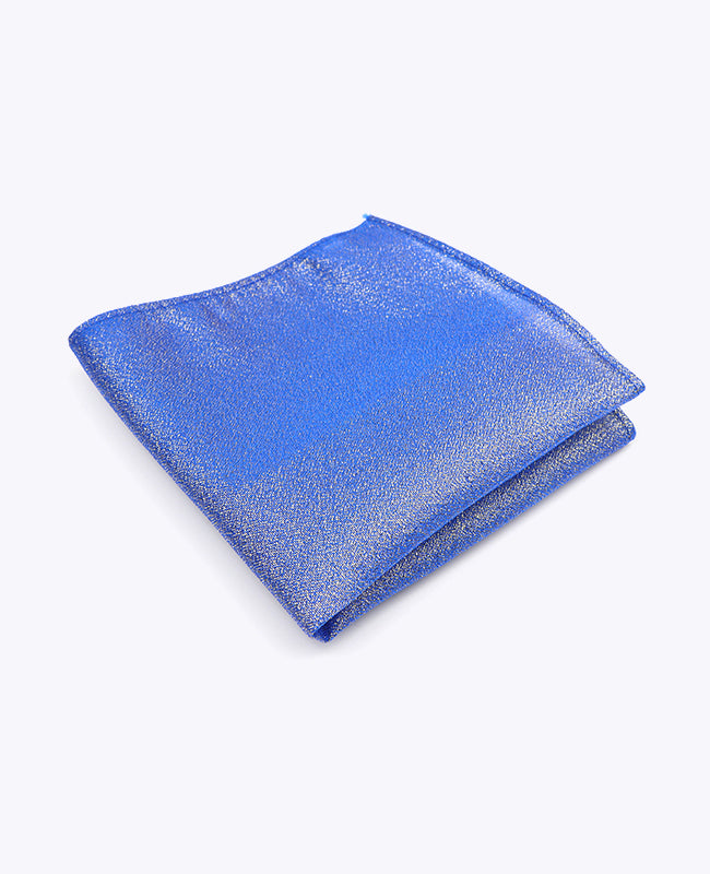 Lenço de bolso com Lantejoulas Azul n°2 em Poliéster | Isidore - Unipap's