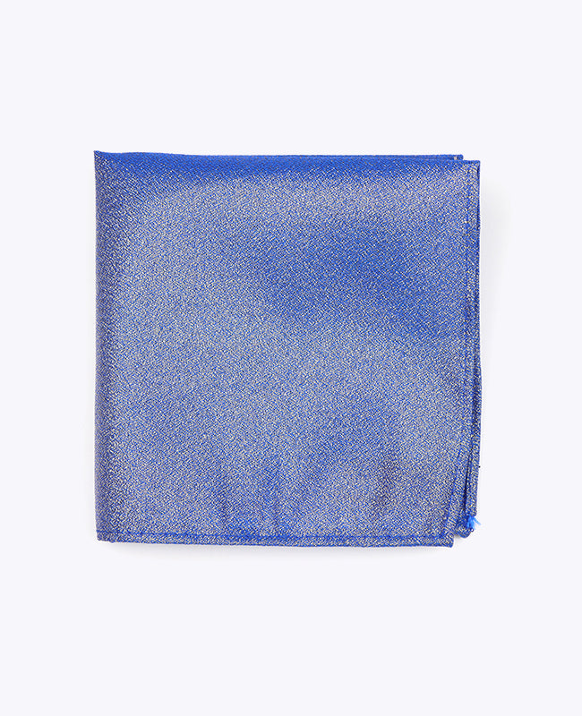 Lenço de bolso com Lantejoulas Azul n°2 em Poliéster | Isidore - Unipap's