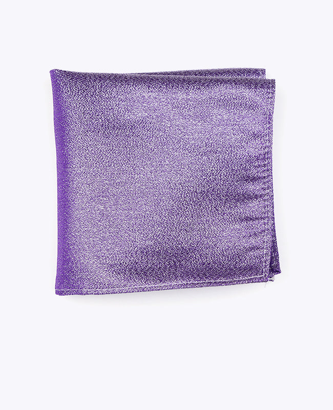 Lenço de bolso com Lantejoulas Violeta n°2 em Poliéster | Isidore - Unipap's