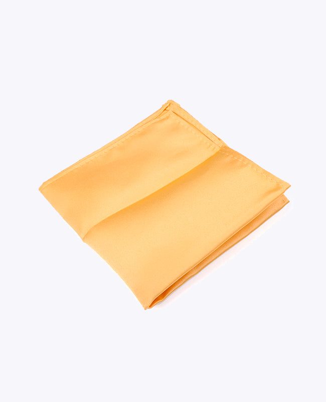 Lenço de bolso Amarelo n°1 em Poliéster «Anatole»