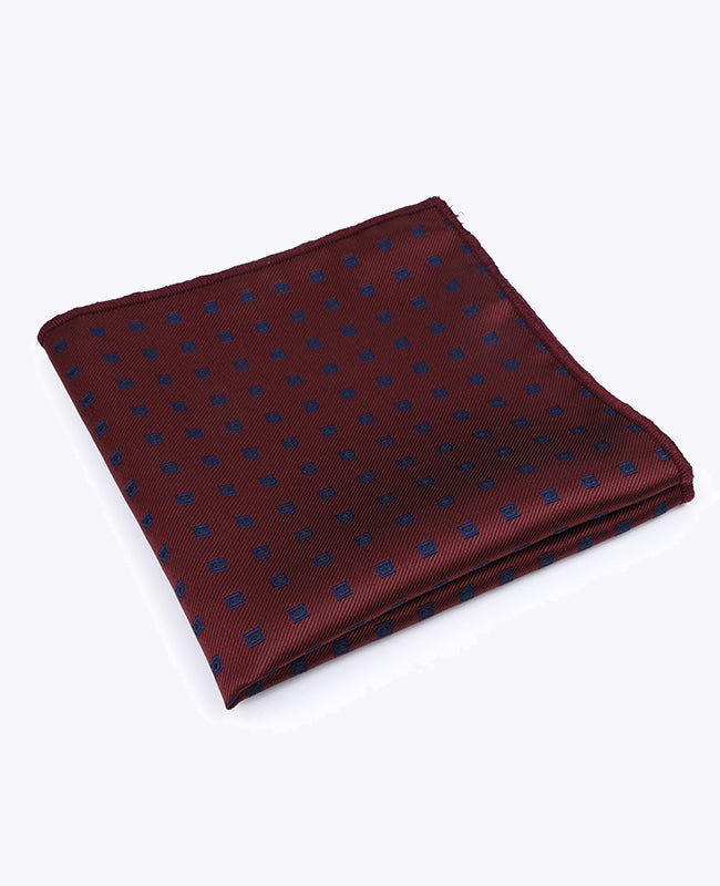 Lenço de bolso Vermelho n°2 Com Padrões em Poliéster «Edmond»