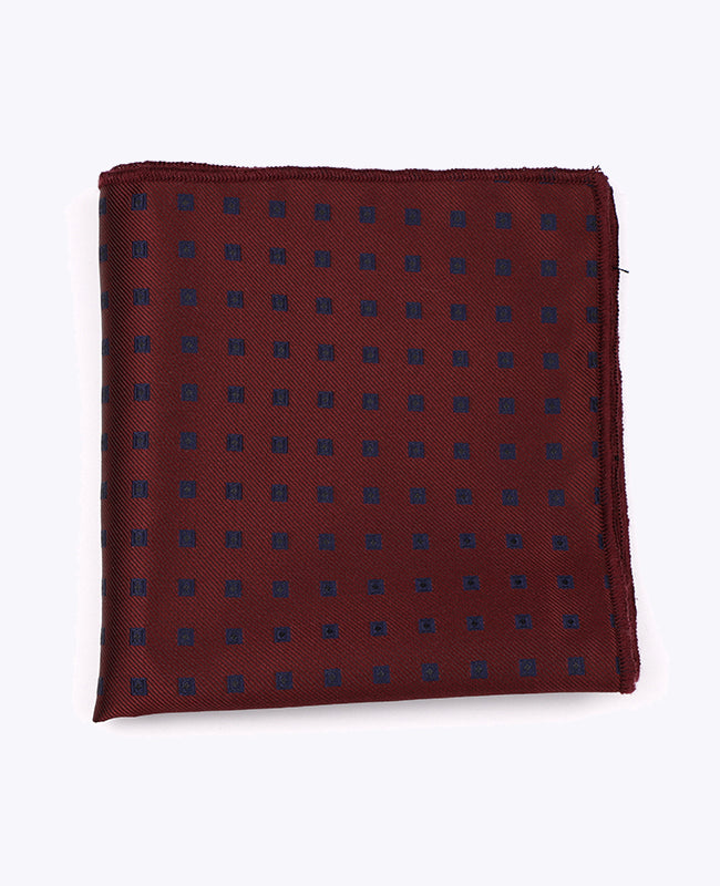 Lenço de bolso Vermelho n°2 Com Padrões em Poliéster «Edmond»