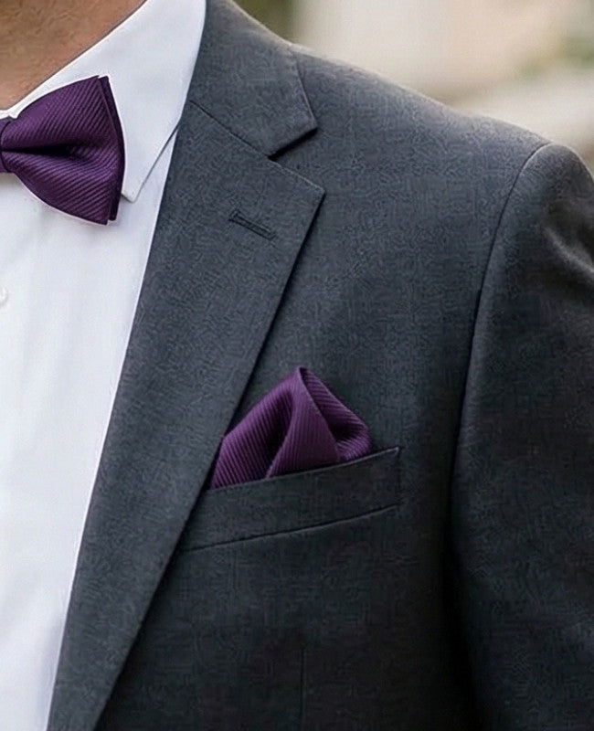 Lenço de bolso Violeta n°2 em Poliéster «Lucien»