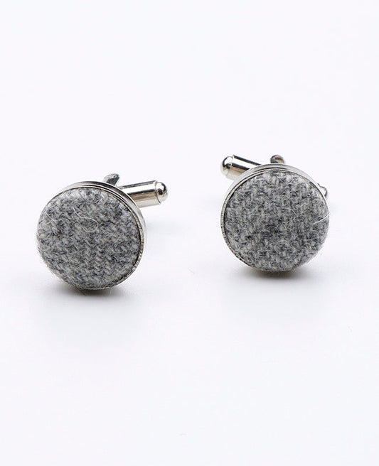 Boutons de Manchette Gris n°5 en Laine | Claude - Unipap's