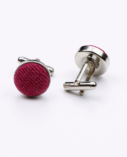 Boutons de Manchette Violet n°2 en Effet Velours | Simon - Unipap's