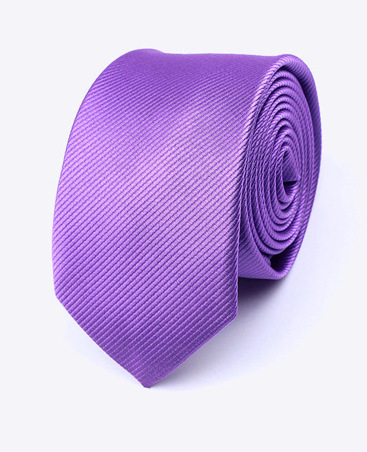 Cravate Violet n°3 Homme en Polyester | Lucien - Unipap's
