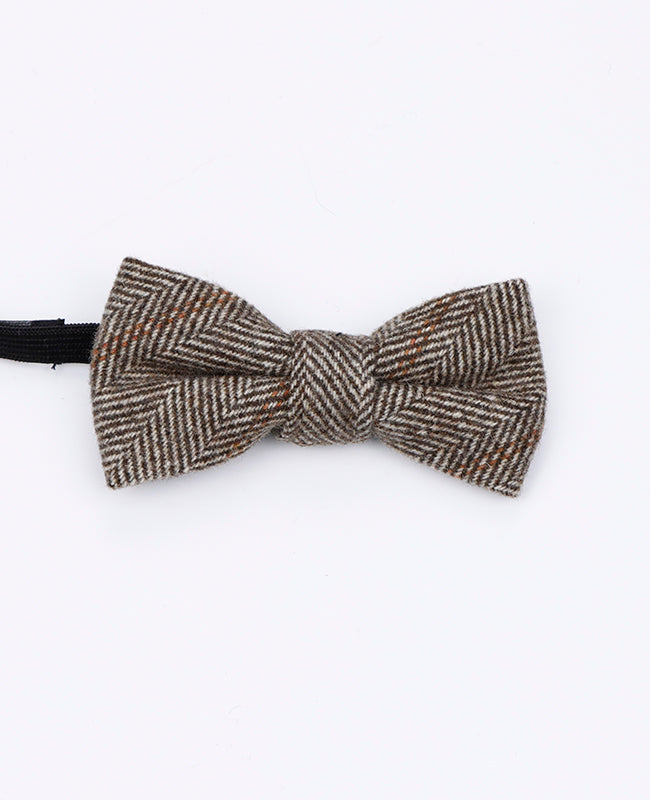 Noeud Papillon Tartan Gris n°3 Enfant en Laine | Norbert - Unipap's