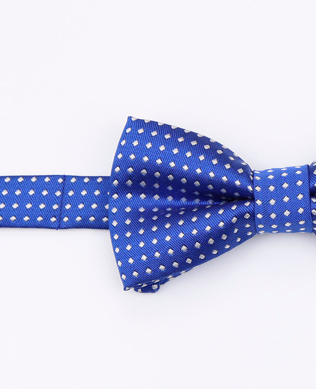 Noeud Papillon Bleu n°5 à Pois Enfant en Polyester | Louis - Unipap's