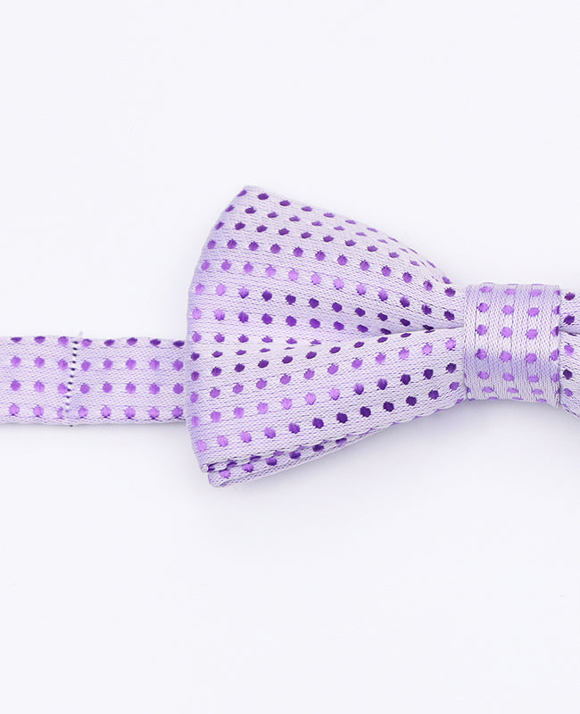 Noeud Papillon Violet n°2 à Pois Enfant en Polyester | Louis - Unipap's