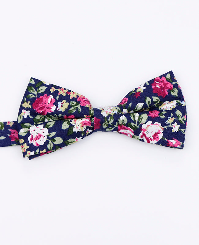 Noeud Papillon Liberty Bleu n°1 Homme en Coton | Charles - Unipap's