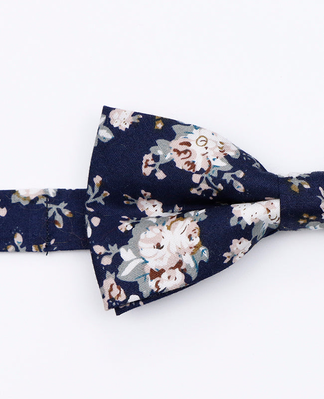 Noeud Papillon Liberty Bleu n°5 Homme en Coton | Charles - Unipap's