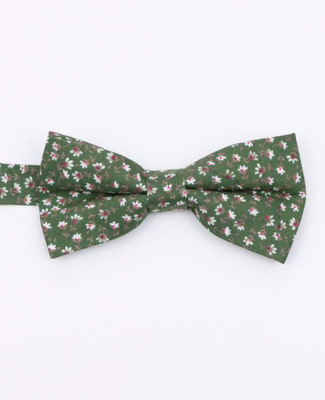 Noeud Papillon Liberty Vert n°1 Homme en Coton | Gaspard - Unipap's