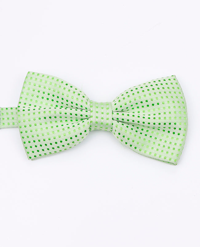 Noeud Papillon Vert n°2 à Pois Homme en Polyester | Louis - Unipap's