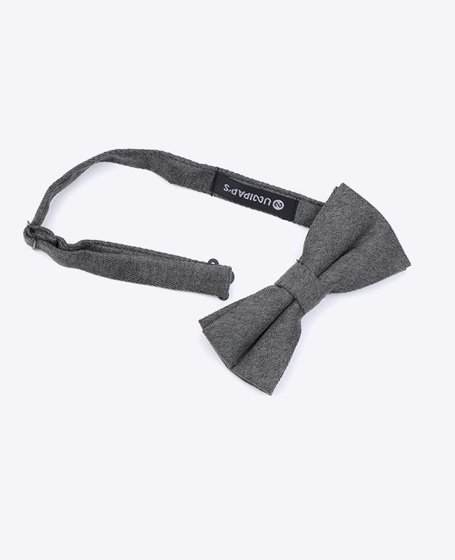 Noeud Papillon Gris n°2 Homme en Effet Velours | Simon - Unipap's