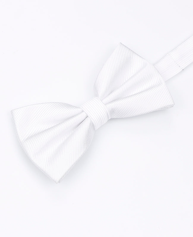 Noeud Papillon XL Blanc Homme en Polyester | Lucien - Unipap's