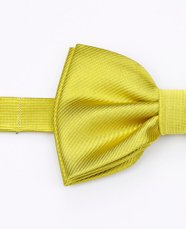 Noeud Papillon XL Jaune n°2 Homme en Polyester | Lucien - Unipap's